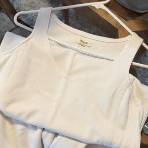 Madewell Casual White Sleeveless Dress